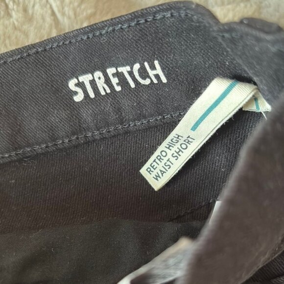 Garage Black Jean Shorts SM399 - Picture 4 of 4